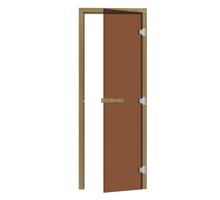 Sawo Finland Brons Glas Saunadeur 69x189 cm of 79x189 cm. Zonder dorpel