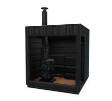 Legend buitensauna met hout kachel