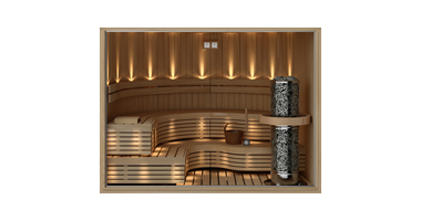 SAWO Dragonfire Heaterking Rond Saunakachel (zonder besturing)