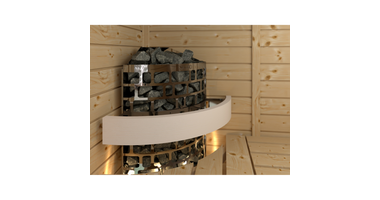 Sawo Aries Hoekmodel RVS Saunakachel  (met opgebouwde besturing)