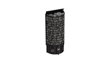 Sawo Aries Wand Zwart Saunakachel (met opgebouwde besturing)