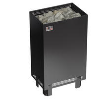 Sawo Nordex S Zwart Saunakachel met LED-optie (zonder besturing)