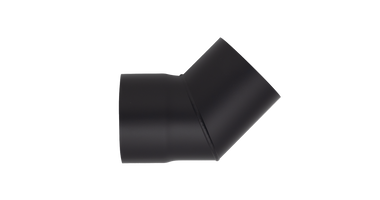 Harvia Kachelpijp met Hoek Ø115 mm - Diverse lengtes