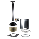 Plat Dak Accessoire Set Zwart