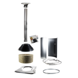Plat Dak Accessoire Set Zilver