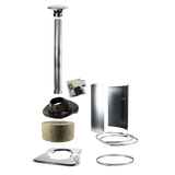 Schuin Dak Accessoire Set Zilver