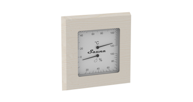 Sawo Vierkante Sauna Thermo-Hygrometer