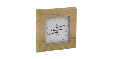 Sawo Vierkante Sauna Thermo-Hygrometer
