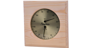Sawo Basic Vierkante Sauna Thermo-Hygrometer