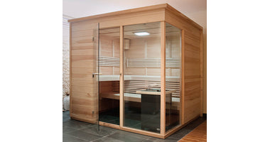 Collaxx kleurentherapie FLUSH-XL tbv saunacabines  tot 12m2 / diverse houtsoorten