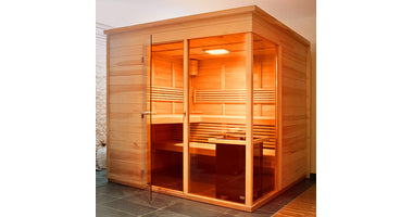 Collaxx kleurentherapie FLUSH-XL tbv saunacabines  tot 12m2 / diverse houtsoorten