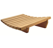 Concave Abachi Sauna Hoofdsteun