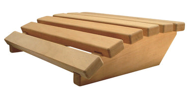 Convex Abachi Sauna Been- en Hoofdsteun
