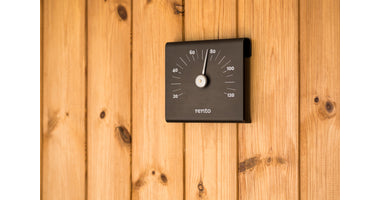 Rento Aluminium Sauna Thermometer