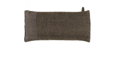 Saunakussen Kenno 50x22 cm zwart/beige