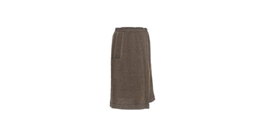 Taillehanddoek Kenno 70x145 cm zwart/beige