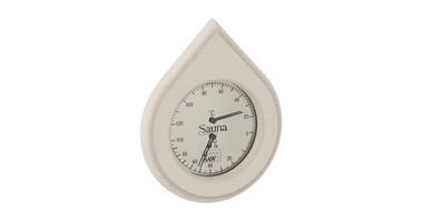 Sawo Waterdruppel Sauna Thermo-Hygrometer