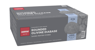 Harvia Ronde Olivin Diabase Saunastenen 15/20kg