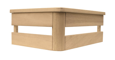 Maatwerk luxe ovenbeschermrek - abachi - in L of U-vorm