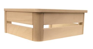Maatwerk luxe ovenbeschermrek - abachi - in L of U-vorm
