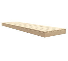 Maatwerk Abachi Zwevende Saunabank 53 cm breed (in elke gewenste lengte)