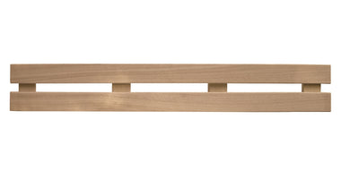 Maatwerk Abachi 2-lats Rugleuning (in elke gewenste lengte)