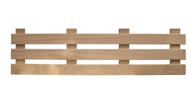 Maatwerk Abachi 5-lats Onderbankafdichting (diverse lengtes)