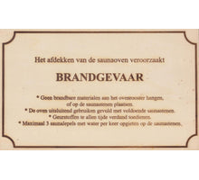 Bordje 'BRANDGEVAAR'
