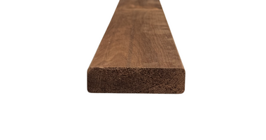 Banklat Thermisch Alder 80x22 mm (donker) - verschillende lengtes