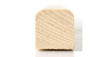 Afwerklat Abachi 20x20mm – Sauna-afwerking – Diverse lengtes