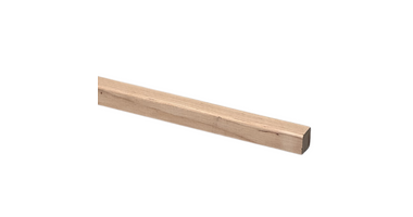 Afwerklat Alder 22x22 mm - Sauna afwerking - Lengte 210 cm