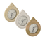Sawo Waterdruppel Sauna Thermo-Hygrometer