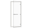 Sawo Stoomdeur Aluminium met Mat Glas