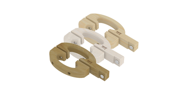 Sawo Houten Sauna Deurgreep met Magnetische Sluiting