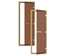 Sawo Finland Brons Glas Saunadeur 690x1890mm of 790x1890mm