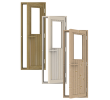 Sawo Houten Saunadeur met Raamvenster 690x1890mm of 700x2040mm