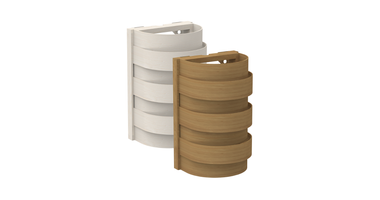 Sawo Wave Sauna Lampscherm