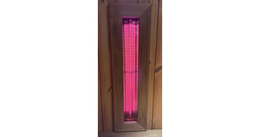 Infraroodstraler 350W kort  incl. armatuur/robax/kabel