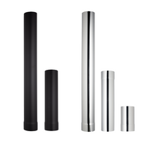 Harvia Kachelpijp Recht Ø115 mm - Diverse lengtes