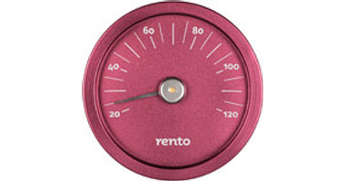 Rento Ympyrä Aluminium Sauna Thermometer