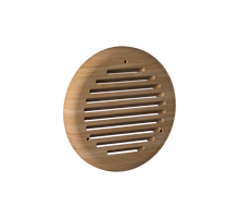 Ontluchting  Hout Cover Rond  Ø160mm Ceder