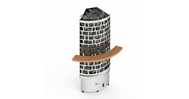Sawo Kachelinbedding Hoek Hout voor Tower Heater en Aries Saunakachel