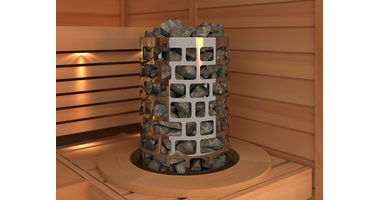 Sawo Kachelinbedding Hout voor Tower Heater, Aries en Phoenix Saunakachel