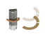 Sawo Kachelinbedding Wand Hout voor Tower Heater en Aries Saunakachel
