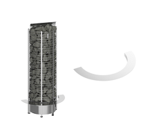 Sawo Kachelinbedding Wand RVS voor Tower Heater en Aries Saunakachel