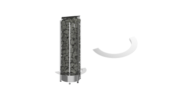 Sawo Kachelinbedding Wand RVS voor Tower Heater en Aries Saunakachel