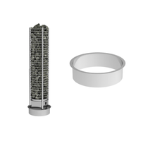 Sawo Kachelinbedding V2 RVS voor Tower Heater, Aries en Phoenix Saunakachel