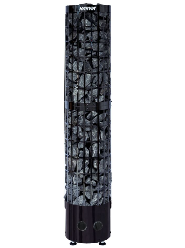 Harvia Cilindro zwart staal 6.6 kW met besturing